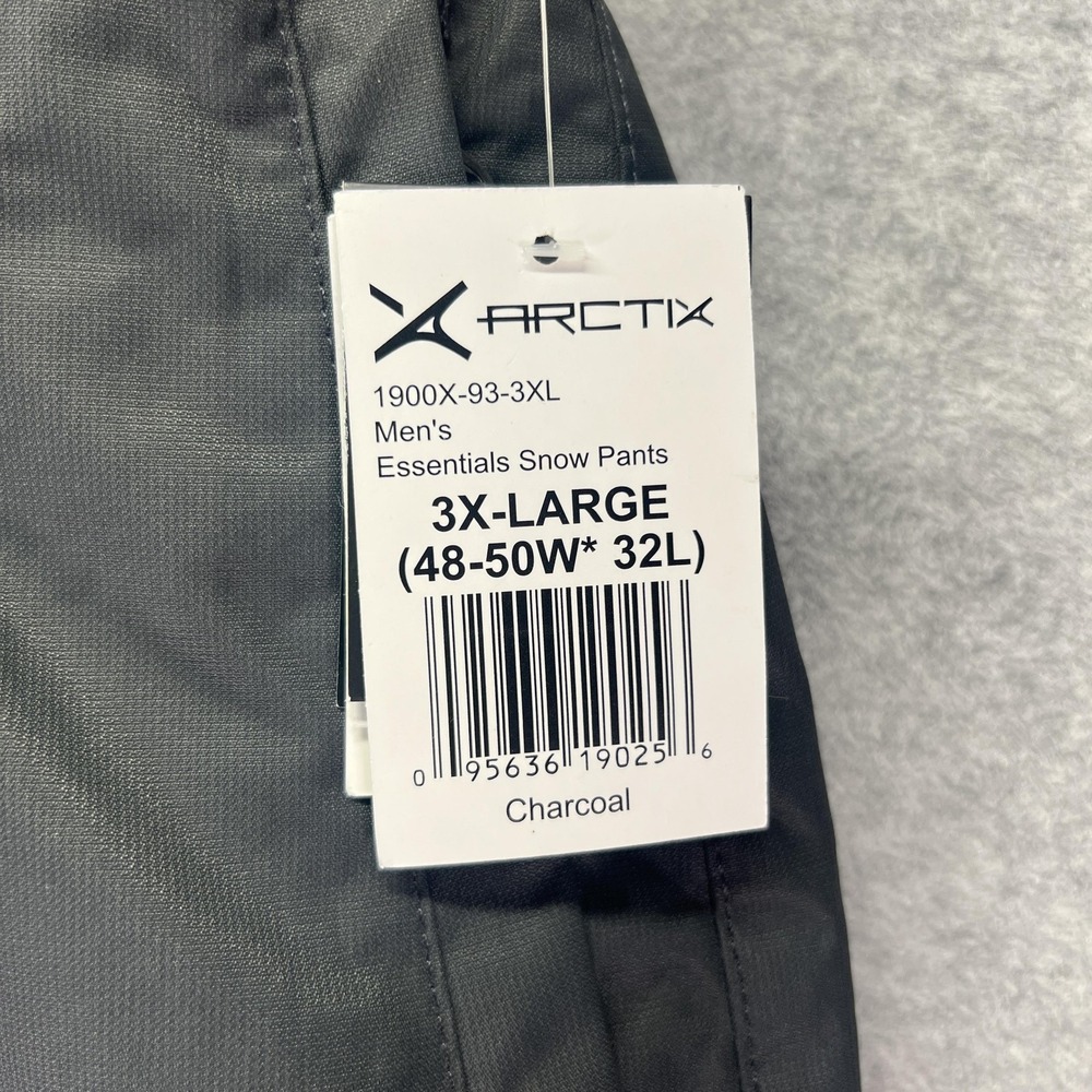 Arctix Snow Pants Mens 3XL 48-50W 32L Essentials Winter Outdoor Waterproof Ski - Picture 2 of 8